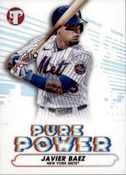2022 Topps Pristine Pure Power Javier Baez #PP-10 card