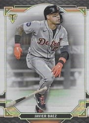 2022 Topps Triple Threads Base Set Javier Baez #49 card