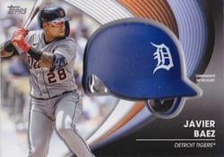 2022 Topps Update Commemorative Batting Helmets Javier Baez #BH-JB card