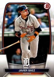 2023 Bowman Base Set Javier Baez #18 card