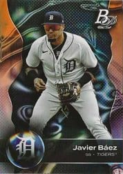 2023 Bowman Platinum Base Set Javier Báez #19 card