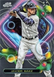 2023 Topps Cosmic Chrome Base Set Javier Báez #23 card