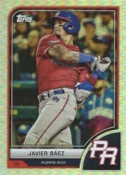 2023 Topps World Baseball Classic Base Set Javier Báez #56 card