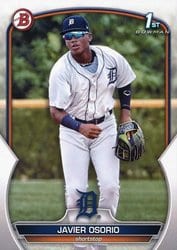 2023 Bowman Prospects Javier Osorio #BP-4 card