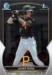 2023 Bowman Chrome Prospects Javier Rivas #BCP-159 card