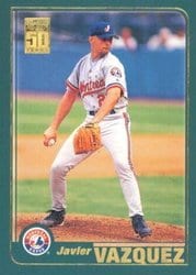 2001 Topps Base Set Javier Vazquez #446 card