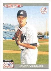 2004 Topps Total Base Set Javier Vazquez #529 card