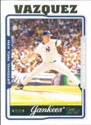 2005 Topps Base Set Javier Vazquez #62 card