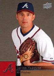 2009 Upper Deck Base Set Javier Vazquez #523 card