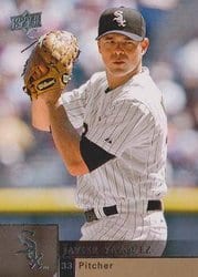2009 Upper Deck Base Set Javier Vazquez #86 card