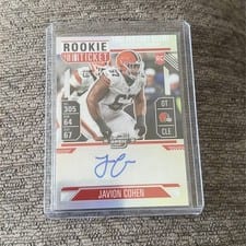 2024 Panini Contenders Optic Rookie Ticket Autographs Javion Cohen #205 card