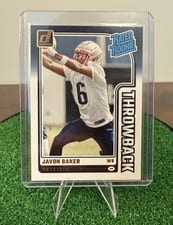 2024 Donruss Rated Rookies Throwback Javon Baker #10 card