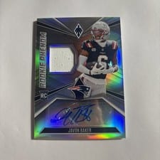 2024 Panini Phoenix Rookie Phenom Jersey Autographs Javon Baker #RPJA-JBR card