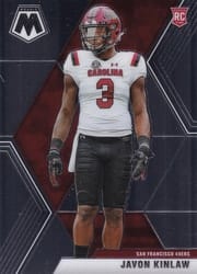 2020 Panini Mosaic Base Set Javon Kinlaw #247 card