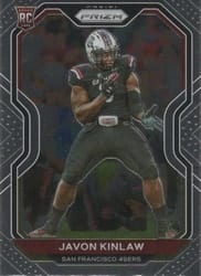 2020 Panini Prizm Base Set Javon Kinlaw #302 card