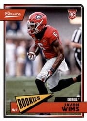 2018 Panini Classics Base Set Javon Wims #281 card