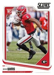 2018 Score Base Set Javon Wims #421 card