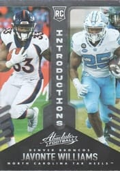 2021 Panini Absolute Introductions Javonte Williams #15 card