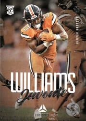 2021 Panini Chronicles Luminance Update Rookies Javonte Williams #219 card