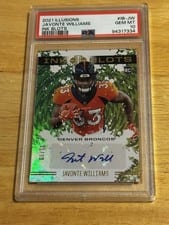 2021 Panini Illusions Ink Blots Javonte Williams #IB-JW card