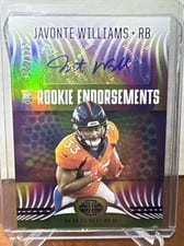 2021 Panini Illusions Rookie Endorsements Javonte Williams #RE-15 card