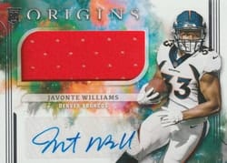 2021 Panini Origins Base Set Javonte Williams #174 card