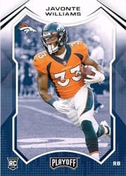 2021 Panini Playoff Base Set Javonte Williams #215 card