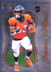 2021 Panini Select Select Certified Rookies Javonte Williams #SCR-24 card