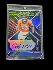 2021 Panini XR Luminous Endorsements Javonte Williams #LUM-JWI card