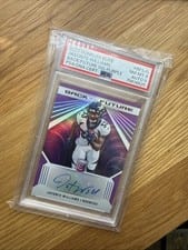 2022 Donruss Elite Back to the Future Signatures Javonte Williams #BFS-JS card