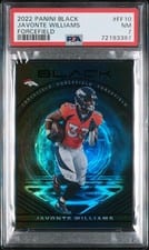 2022 Panini Black ForceField Javonte Williams #FF-10 card