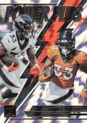 2023 Donruss Power Plus Javonte Williams #PP-6 card