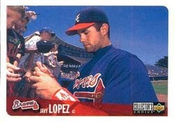 1996 Collector's Choice Base Set Javy Lopez #46 card