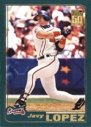 2001 Topps Base Set Javy Lopez #583 card