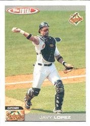 2004 Topps Total Base Set Javy Lopez #651 card