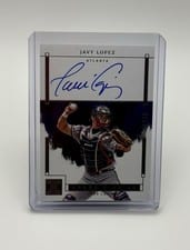 2024 Panini Impeccable Award Winning Autographs Javy Lopez #AWA-JL card