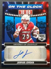 2024 Panini Prestige On the Clock Signatures Jawhar Jordan #OTC-JMN card