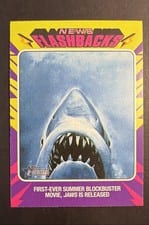 2024 Topps Heritage News Flashbacks Jaws Released #NF-9 card