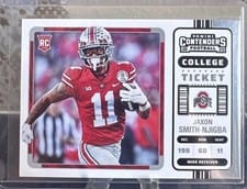 2023 Panini Chronicles Draft Picks Contenders College Ticket Jaxon Smith Njigba #15 card