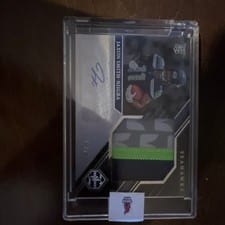 2023 Panini Limited Rookie Patch Autographs Jumbo Jaxon Smith-Njigba #159 card