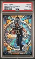 2023 Panini Mosaic Stained Glass Jaxon Smith Njigba #SG-28 card