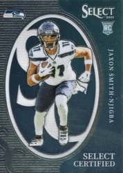 2023 Panini Select Select Certified Rookies Jaxon Smith-Njigba #13 card