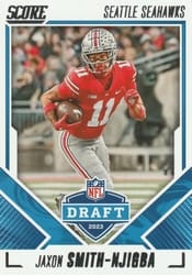 2023 Score NFL Draft Jaxon Smith-Njigba #9 card