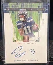 2024 Panini Impeccable Synergy Signatures Jaxon Smith-Njigba #9 card