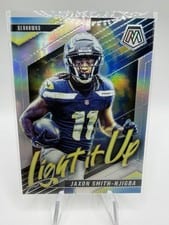 2025 Panini Mosaic Light It Up Mosaic Jaxon Smith-Njigba #4 card