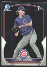 2023 Bowman Draft Chrome Jaxon Wiggins #BDC-50 card
