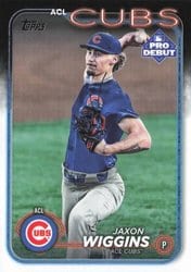 2024 Topps Pro Debut Base Set Jaxon Wiggins #PD-90 card