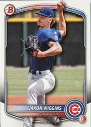 2025 Bowman Draft Base Set Jaxon Wiggins #BD-173 card