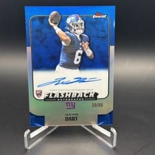 2025 Finest Flashback Autographs Jaxson Dart #FBA-JXD card