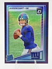 2025 Panini Donruss Jaxson Dart Purple Optic Preview #400